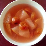 サンザシと梨の中華風デザート（山査梨汁）